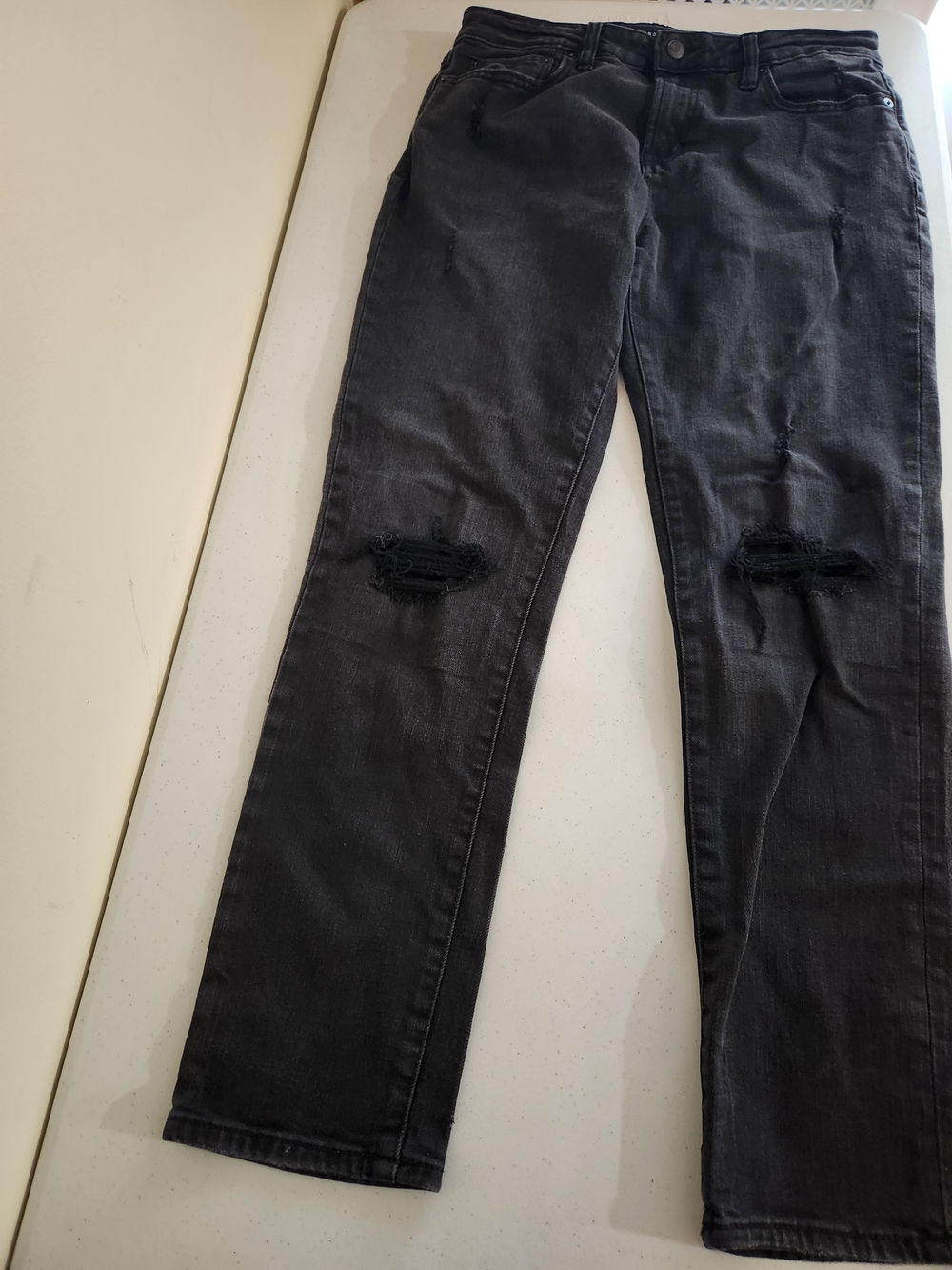Aeropostale Distressed Black Jeans Size 31/32 US 12 Womans